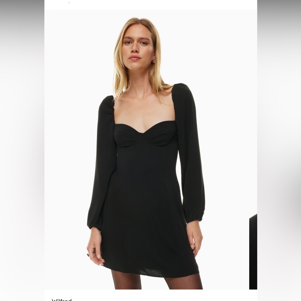 WILFRED MINI BLACK DRESS